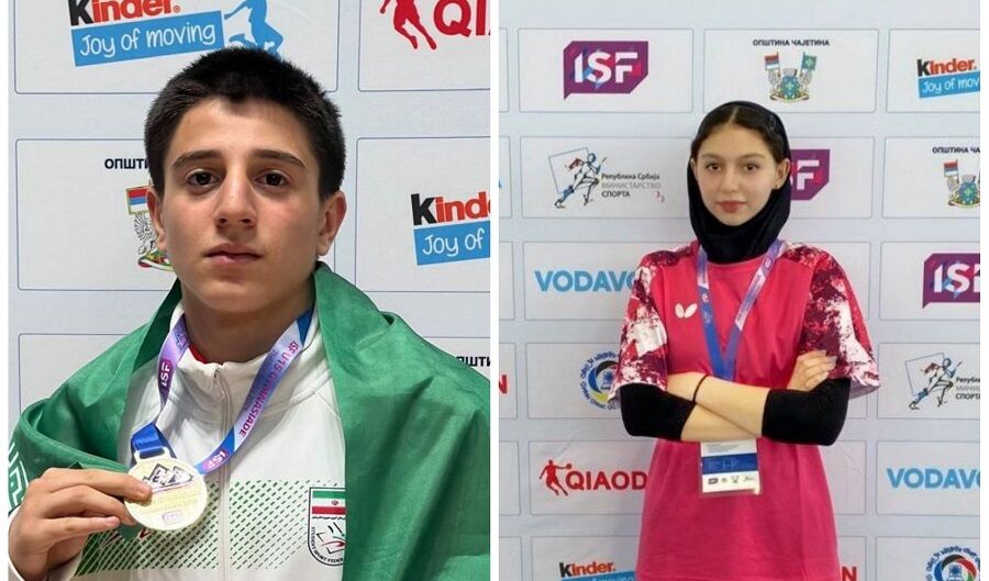 صیددومدال ارزشمند المپیک جهانی ژیمنازیاد ۲۰۲۵ صربستان توسط دو دانش آموز استان فارسی

