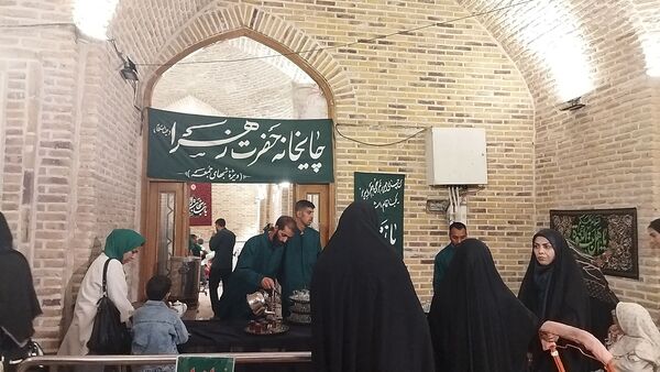 چایخانه حضرت زهرا (س) در مسجد جامع نیشابور 