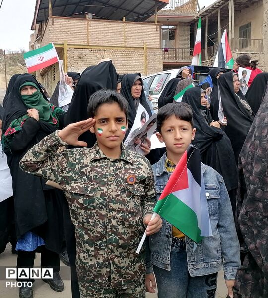 راهپیمایی روز جهانی قدس در شهر بار نیشابور
