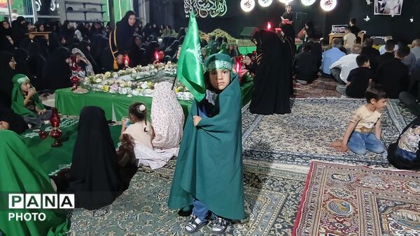 سرتشنیز در سوگِ دردانه حسین (ع)