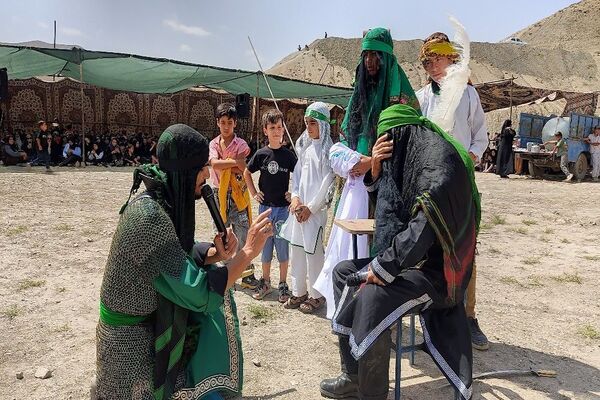 مراسم تعزیه خوانی اربعین حسینی در شهر نیشابور