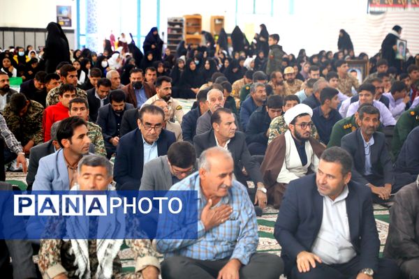 اجتماع همایش «شکوه اقتدار» بسیجیان در لنده