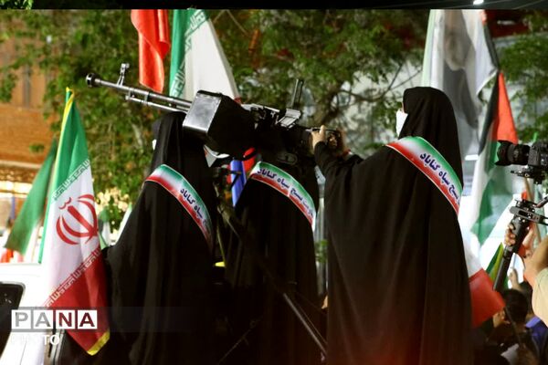رزمایش دختران جان فدای ایران در گناباد