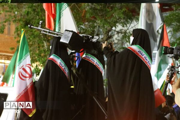 رزمایش دختران جان فدای ایران در گناباد