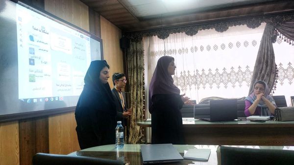 جلسه اول دوره بازیگری صدا در خبرگزاری پانا آذربایجان شرقی