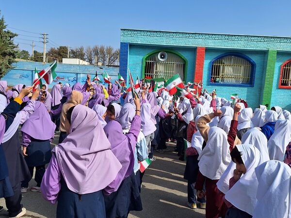 اعلام انزجار دانش‌آموزان ملاردی از رژیم کودک‌کش و جنایتکار صهیونیستی و حمایت از جبهه مقاومت