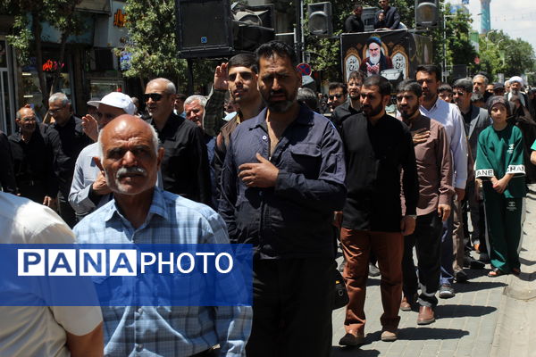 حرکت دسته عزاداری رحلت امام خمینی 