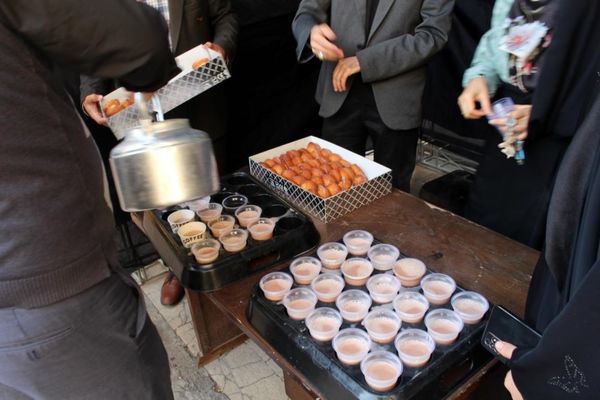 عزاداری باشکوه دانش‌آموزان و مسئولان در سوگ حضرت فاطمه زهرا (س)