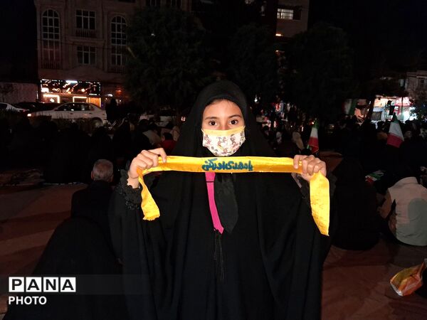 مراسم احیا در اولین شب قدر و هشتمین شب مراسم شهادت ایت الله خامنه ای 