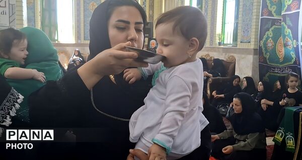 آیین شیرخوارگان حسینی در امام‌زاده احمد و محمود نظرآباد 