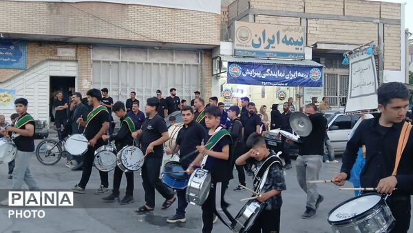 حرکت کاروان نمادین عاشورایی  فرخشهر
