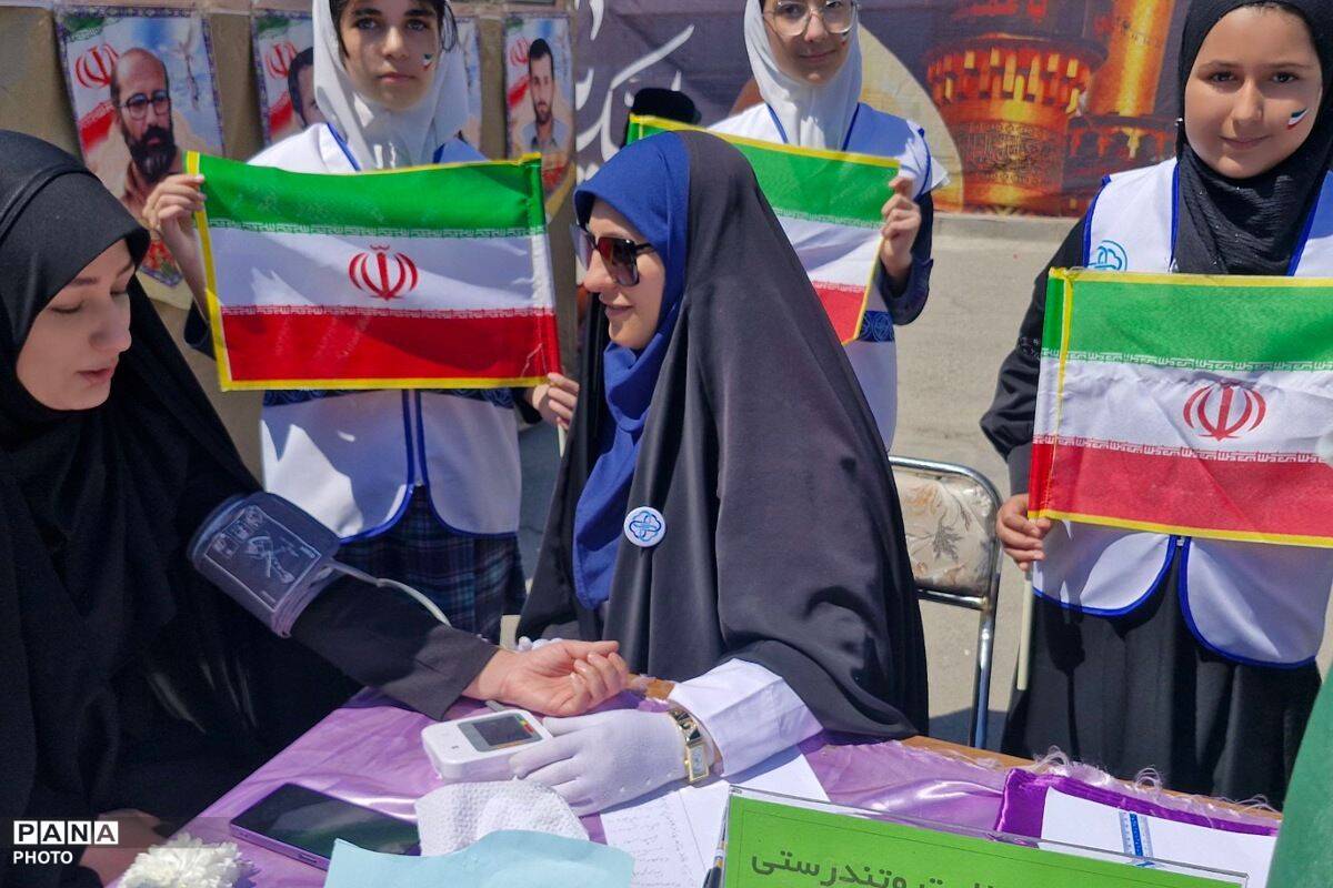 ایستگاه سلامت آموزش و پرورش پاکدشت در اربعین رهبر شهید