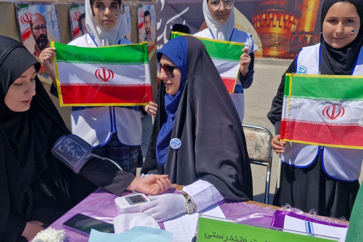 ایستگاه سلامت آموزش و پرورش پاکدشت در اربعین رهبر شهید