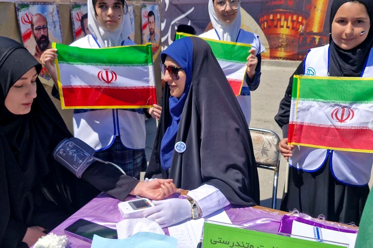 ایستگاه سلامت آموزش و پرورش پاکدشت در اربعین رهبر شهید