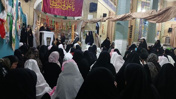 دختران باخرزی در خلوت اعتکاف با خدا