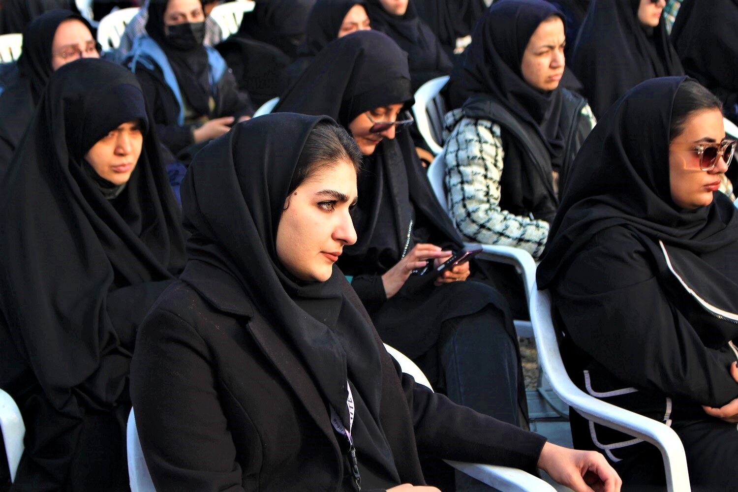 مراسم دومین سالگرد خاکسپاری شهید گمنام آموزشکده فنی دختران قم
