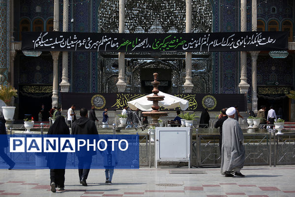 حال و هوای حرم کریمه اهل بیت(س) در سالروز وفات حضرت خدیجه(س)