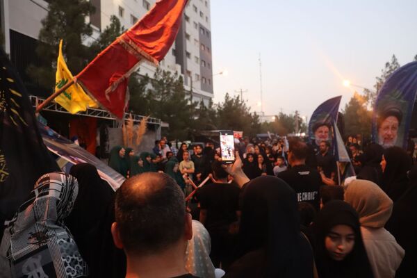 حضور پرشور مردم در برنامه جاماندگان اربعین