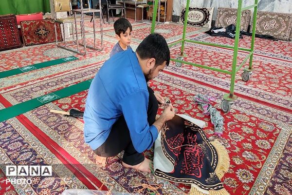 شهر بار، رنگ بوی محرم گرفت برای خون خدا