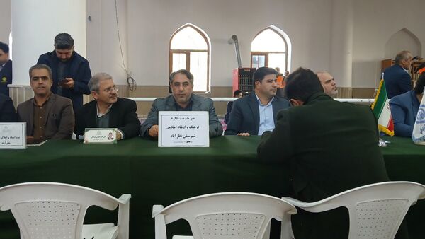 آیین وحدت‌بخش نماز عبادی‌ـ‌سیاسی جمعه شهرستان نظرآباد 