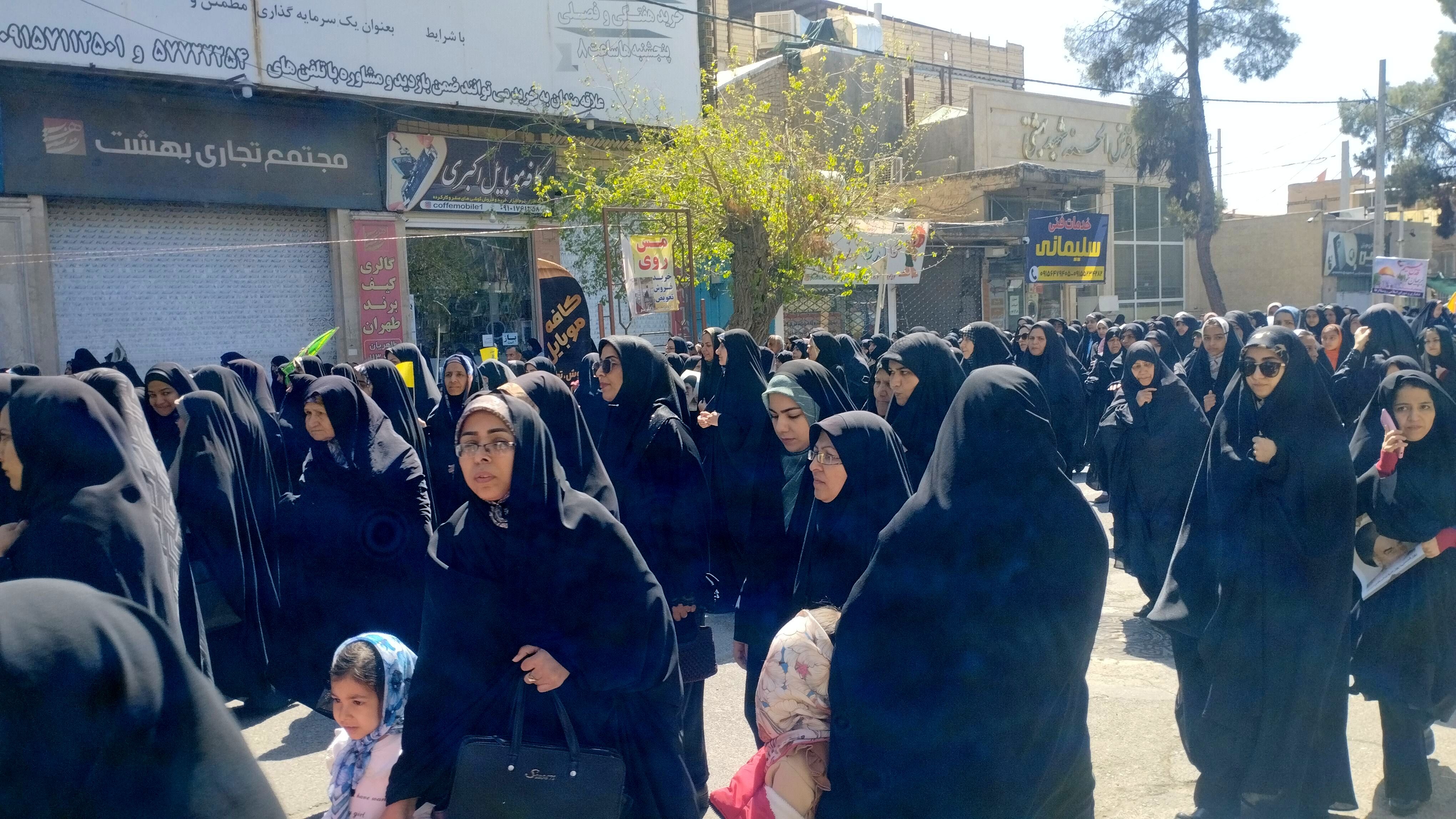 حضور باشکوه مردم ولایت مدار شهرستان خلیل‌آباد در راهپیمایی روز جهانی قدس 