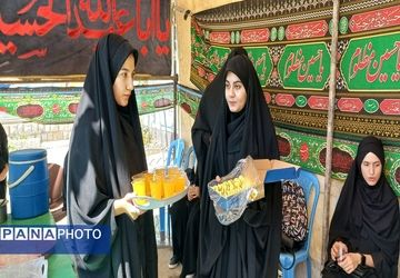 برپایی موکب آموزش و پرورش ناحیه 3 کرمانشاه