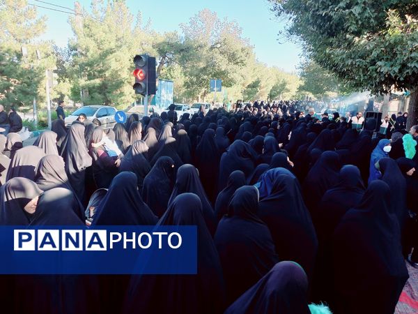 قافله عزاداری به‌مناسبت شهادت امام رضا (ع) در اصفهان 