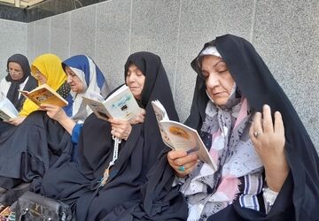 مراسم پرفیض دعای عرفه در شهرستان ورامین