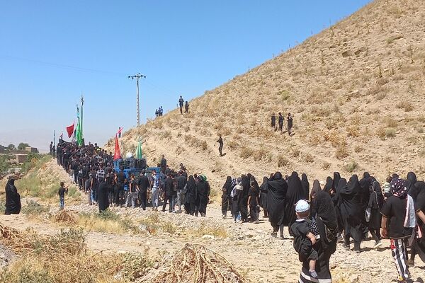 مراسم گرامیداشت تاسوعای حسینی در روستای گزکوه 