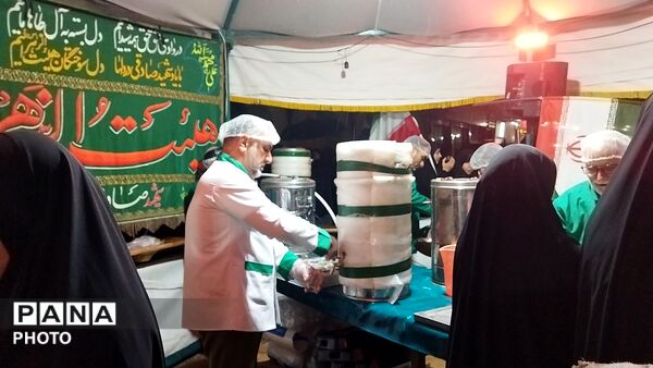 چایخانه هیئت الزهرای نیشابور در پانزدهمین روز از سال ۱۴۰۵