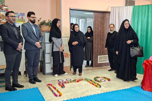 بازدید مسئولان آموزشی مقطع ابتدایی از طرح جابر بن حیان در دبستان ایمان