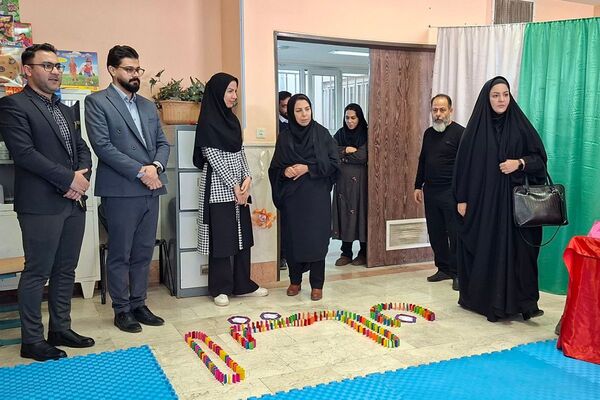 بازدید مسئولان آموزشی مقطع ابتدایی از طرح جابر بن حیان در دبستان ایمان
