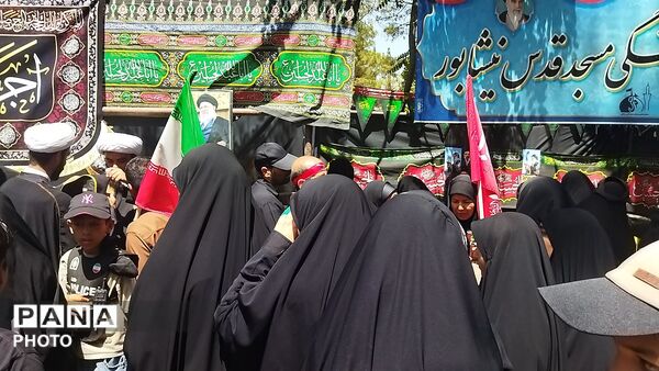 گذری بر موکب مسجد قدس در پیاده روی جاماندگان اربعین حسینی نیشابور‌ 