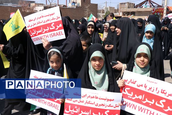 حضور شکوهمند مردم دلیجان در راهپیمایی روز قدس