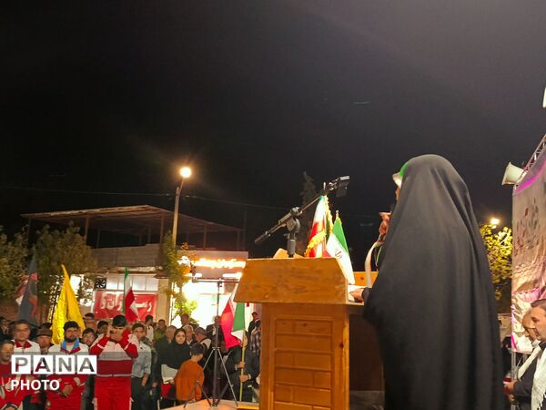 راهپیمایی شهروندان شهرستان مانه 