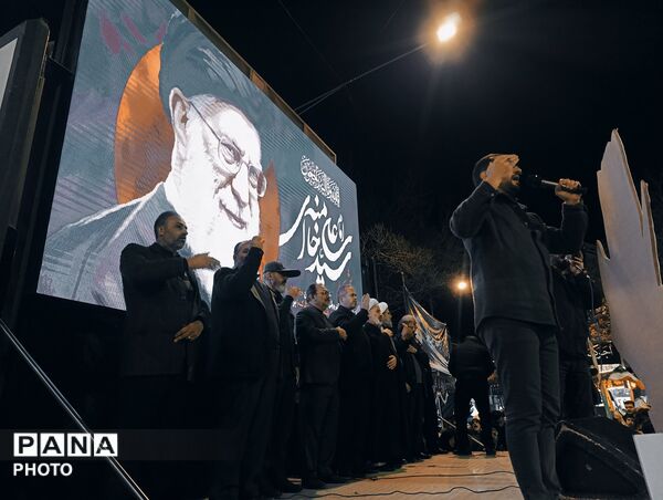 حضور ملت غیور بجنورد در شهرستان بجنورد  پی شهادت رهبر انقلاب 