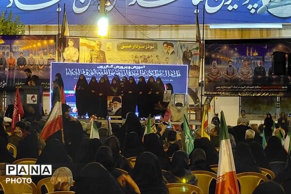 همگامی شورانگیز مردم کازرون در بدرقه رهبر شهید