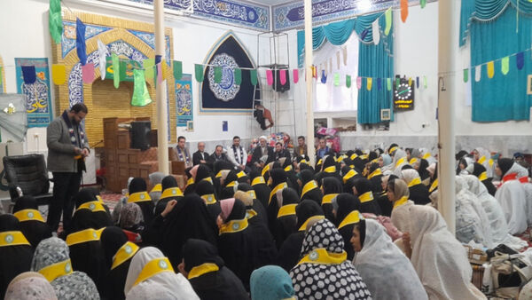 حضور قائم مقام وزیر در سازمان دانش‌آموزی در جمع دانش‌آموزان معتکف شهرستان اسفراین