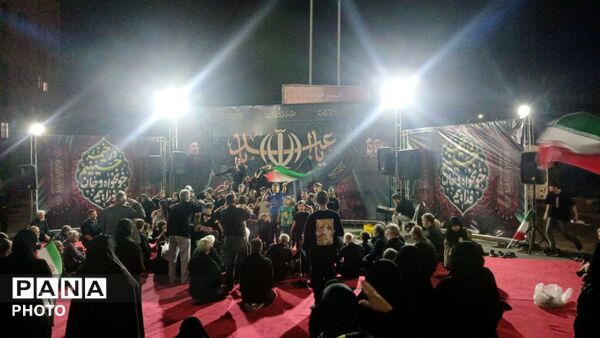 طنین فریاد «یا حسین» در قلب مهستان 