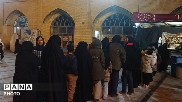 گذری بر موکب مسجد جامع در دومین شب قدر 