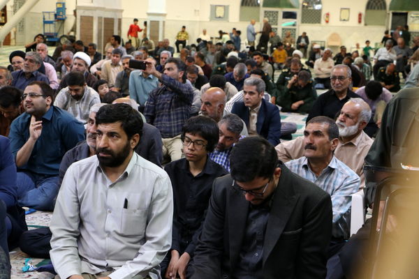 مراسم بزرگداشت شهدای خدمت در مسجد جامع شهرستان آباده 