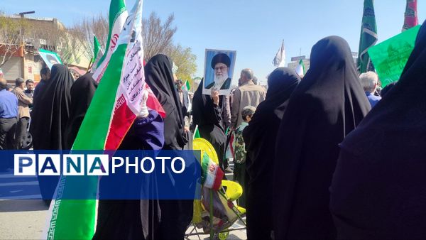 حماسه آفرینی مردم اراک در روز قدس