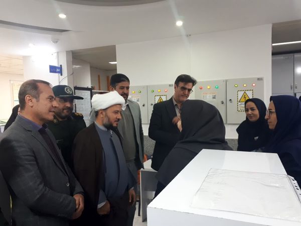 دیدار فرماندار آشخانه با پرستاران بیمارستان پورسینا