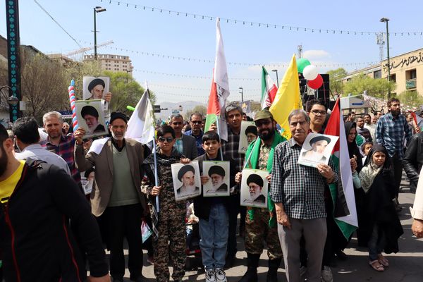 راهپیمایی روز قدس در مشهد مقدس