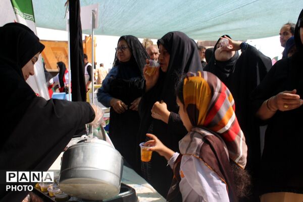 همدلی فاروج در مسیر بازگشت زائران؛ موکب‌های خدمت‌رسانی تا آخرین لحظه پای کار بودند