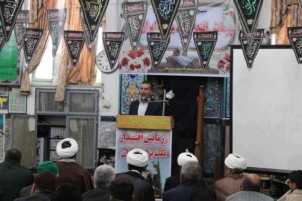 جلوه‌هایی از اقتدار بسیجیان در مسجد صاحب الزمان آشخانه 