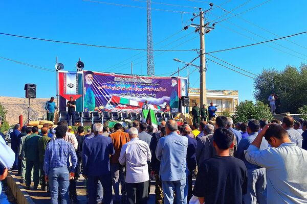 استقبال باشکوه از پیکر۶ شهید گمنام در شهرستان باشت