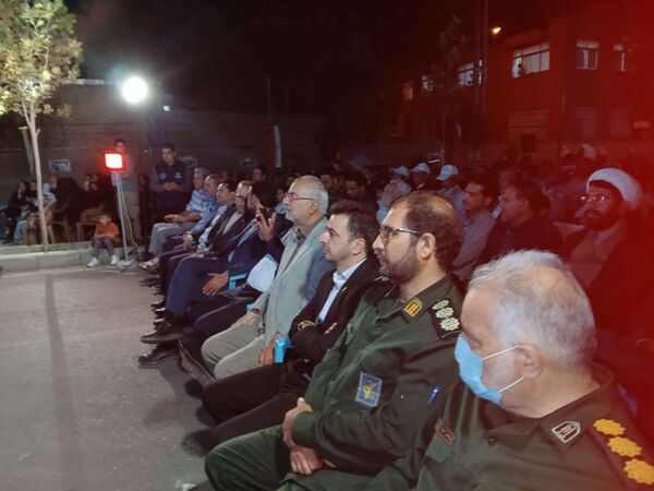 گرامیداشت ۲۲ شهید محله فردوسی خلیل‌آباد