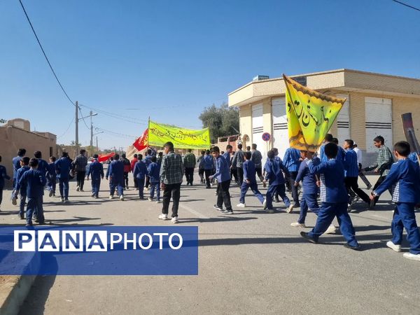 همدلی مردم و مسئولان مروست در بزرگداشت یوم‌الله ۱۳ آبان