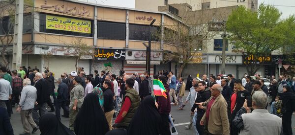 حضور پرشور مردم شهرستان فردیس در راهپیمایی روز قدس 